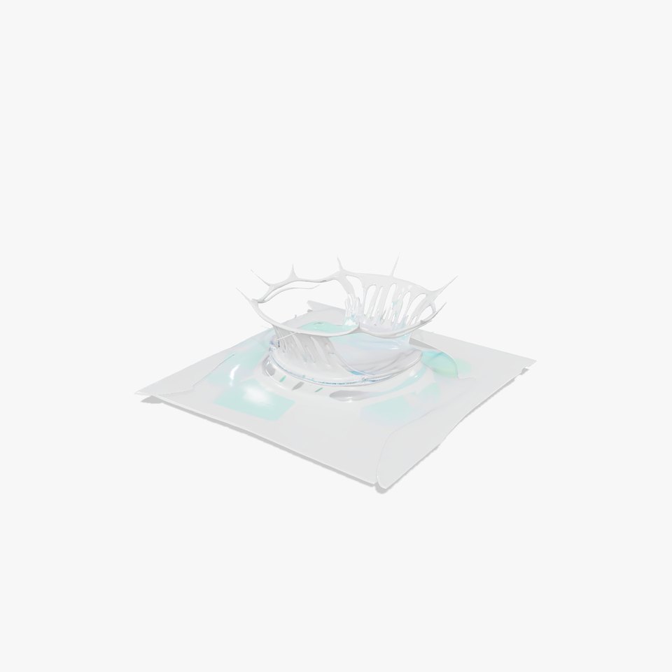 Crystal Water Splash model pack